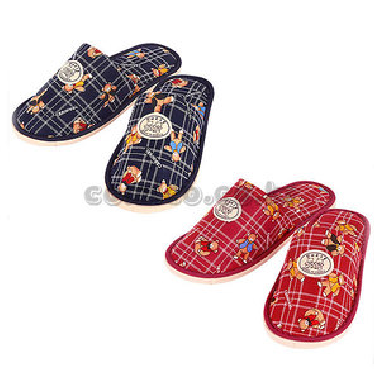 Dép đi trong nhà ô vuông hình gấu